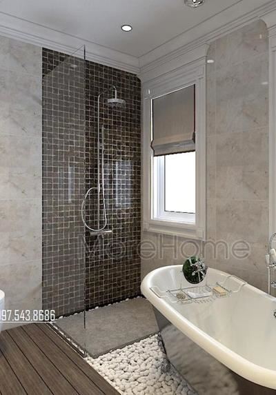 Phòng tắm kính 90 độ 