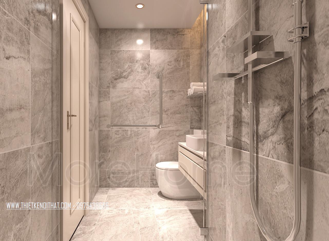 Thi công phòng tắm kính tại Vinhomes Nguyễn Chí Thanh