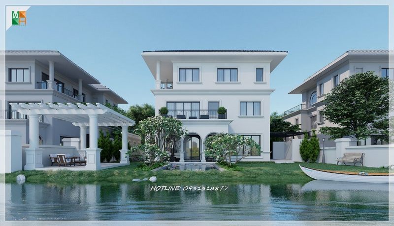 Thiết kế ngoại thất không gian phía ngoài của ngôi nhà chiếm ngưỡng toàn bộ căn nhà thể hiện 2 yếu tố đó là thiết kế và sáng tạo mang đến sự hoàn hảo